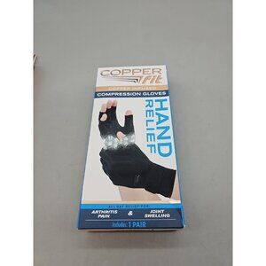 1 Pair COPPER Fit • HAND Relief • COMPRESSION GLOVES  Arthritis Pain - LARGE/ XL